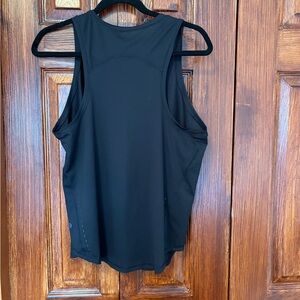 lululemon athletica black high neck running and training tank